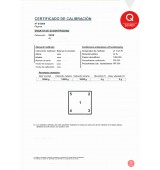 Certificado de calibración ISOCAL de 31 kg a 300 kg