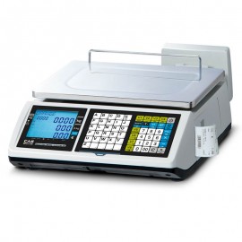 Balanza comercial con impresora CAS CT100 de 3 a 30 Kg