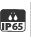 Protección IP 65 Protección IP 65