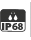 Protección IP 68