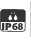 Protección IP 68 Protección IP 68